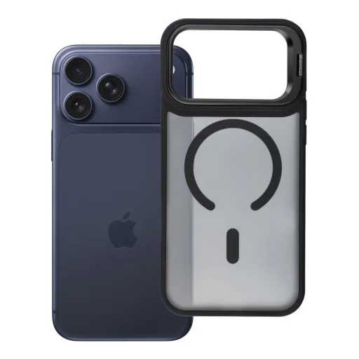 iPhone 17 Pro Max Forcell F-Protect Shadow Stand Premium MagSafe kompatibilné čierne puzdro - 1