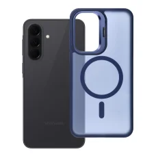 Samsung Galaxy A37 Forcell F-Protect Shadow Stand Premium MagSafe-kompatibilis sötétkék tok