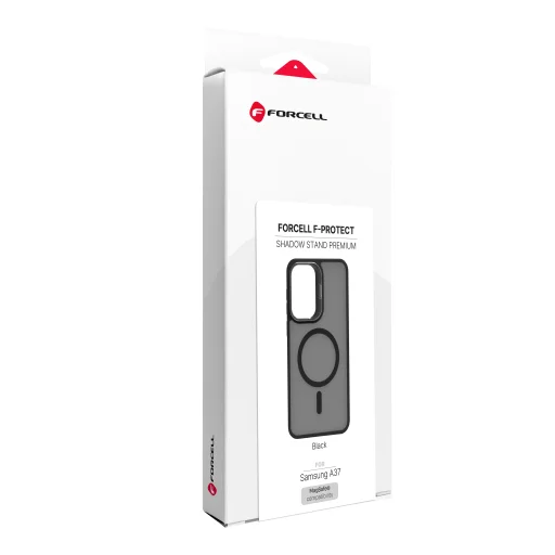 Samsung Galaxy A37 Forcell F-Protect Shadow Stand Premium MagSafe kompatibilné čierne puzdro - 8