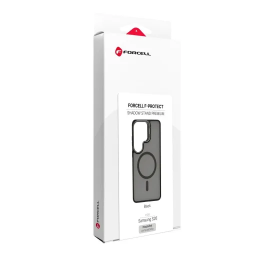 Samsung Galaxy S26 Forcell F-Protect Shadow Stand Premium MagSafe kompatibilné čierne puzdro - 8
