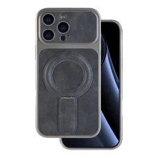iPhone 16 Pro Luxgrip Mag sivé puzdro