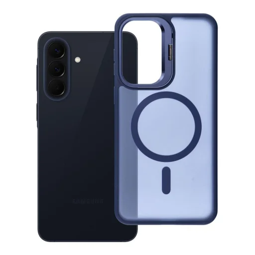 Samsung Galaxy A57 Forcell F-Protect Shadow Stand Premium MagSafe kompatibilis sötétkék tok - 1