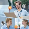 Techsuit - Bluetooth Headset Voicera (CB3) - Bluetooth 5.1, Hands-Free, Mikrofón s potlačením šumu, 50h doba hovoru - Čierna thumbnail