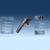 Techsuit - Bluetooth Headset Voicera (CB3) - Bluetooth 5.1, Hands-Free, Mikrofón s potlačením šumu, 50h doba hovoru - Čierna thumbnail