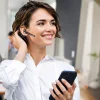 Techsuit - Prémiový Bluetooth headset PowerTalks (G6) - BT5.4, duálne potlačenie šumu mikrofónu, 110-hodinová doba hovoru - Čierna thumbnail