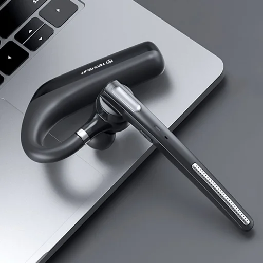 Techsuit - Prémiový Bluetooth headset PowerTalks (G6) - BT5.4, duálne potlačenie šumu mikrofónu, 110-hodinová doba hovoru - Čierna - 4