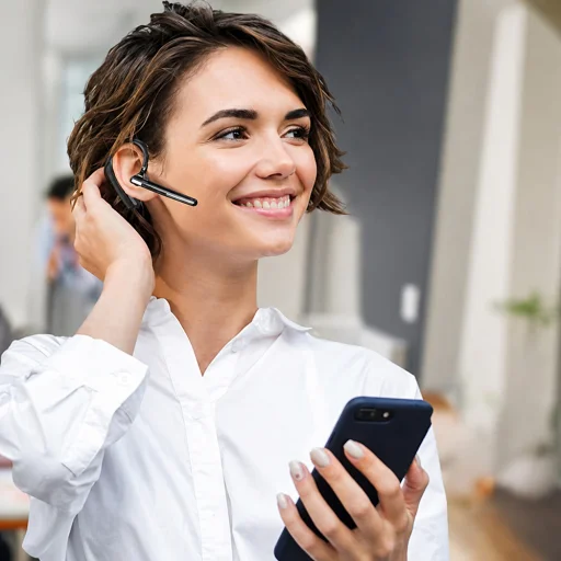 Techsuit - Prémiový Bluetooth headset PowerTalks (G6) - BT5.4, duálne potlačenie šumu mikrofónu, 110-hodinová doba hovoru - Čierna - 7