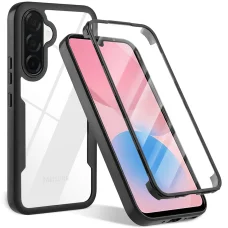 Techsuit - ColorVerse 360 Series + Kijelzővédő - Samsung Galaxy A27 5G - Fekete tok