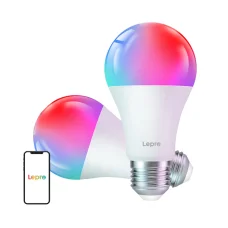 LEPRO B2-2 E27 Wi‑Fi LED izzó 1100 lm 2 db-os csomag