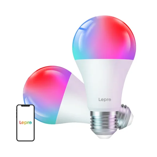 LEPRO B2-2 E27 Wi‑Fi LED izzó 1100 lm 2 db-os csomag - 1