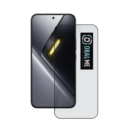 OBAL:ME 5D Tvrdené sklo pre Xiaomi Poco X8 Pro Max, čierne - 1