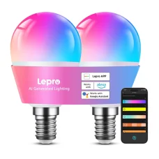 LEPRO BP1-2 E14 Bluetooth Wi‑Fi LED žiarovka 470 lm 2 ks