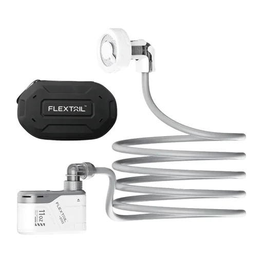 Flextail Max Shower s úložným boxom (biela) - 1