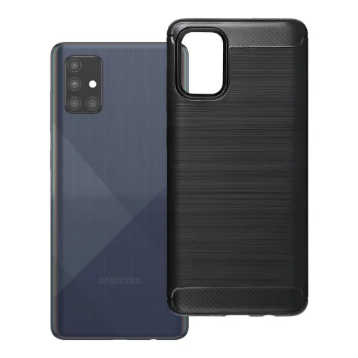 Samsung Galaxy A71 4G Carbon 2.0 fekete tok - 8