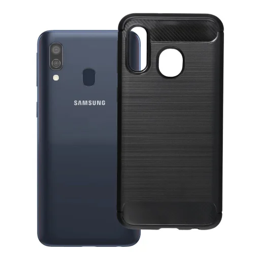 Samsung Galaxy A40 Carbon 2.0 fekete tok - 8