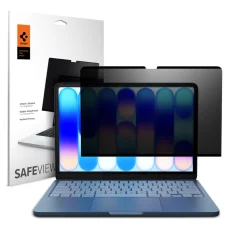 MacBook Neo 13 2026 Spigen SafeView mágneses adatvédelmi üvegfólia