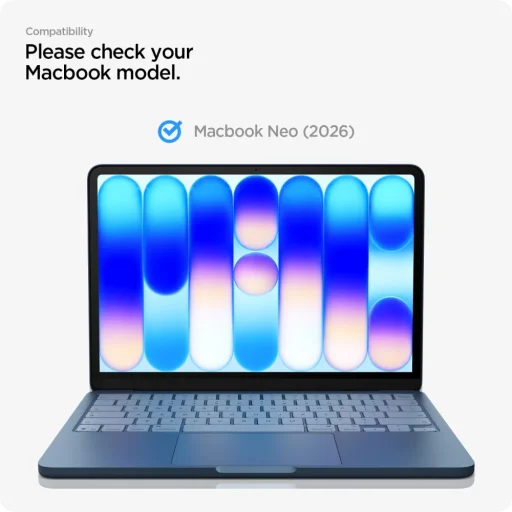 MacBook Neo 13 2026 Spigen SafeView mágneses adatvédelmi üvegfólia - 10