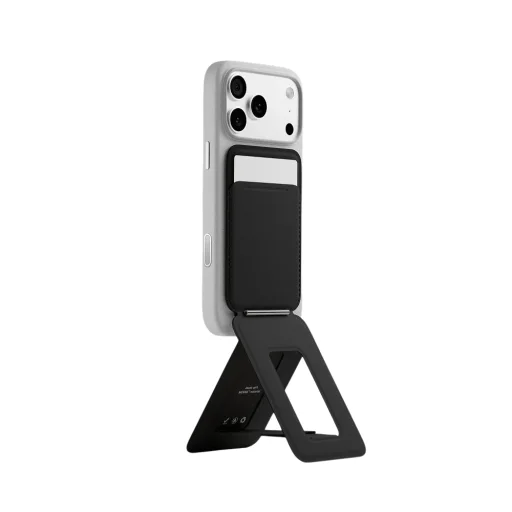 Moft Movas Snap Tripod MagSafe mágneses kártyatartó és telefontartó állvány ködös fekete - 1