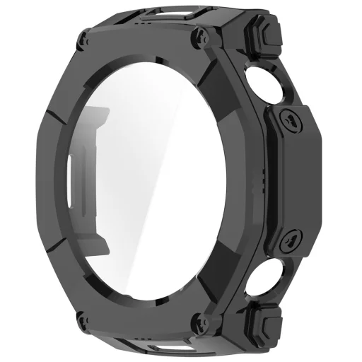 Techsuit - Defense360 Pro + ochranné sklo - Amazfit T-Rex Ultra 2 - čierne, puzdro - 4