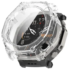 Techsuit - Defense360 Pro + tvrdené sklo - Amazfit T-Rex Ultra 2 - Priehľadný kryt