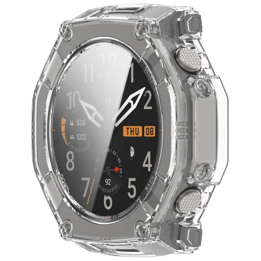 Techsuit - Defense360 Pro + tvrdené sklo - Amazfit T-Rex Ultra 2 - Priehľadný kryt - 2