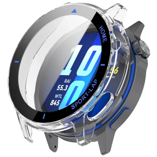 Techsuit - Defense360 Pro + Ochrana displeja - Huawei Watch GT Runner 2 - Číre puzdro s tvrdeným sklom - 1