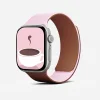Apple Watch 1-5/6/7/8/9/10/11/SE/SE 2/SE 3 (38/40/41/42 mm) Moft Snap Duo szíj rózsaszín/barna thumbnail