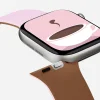 Apple Watch 1-5/6/7/8/9/10/11/SE/SE 2/SE 3 (38/40/41/42 mm) Moft Snap Duo szíj rózsaszín/barna thumbnail