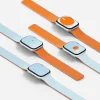 Apple Watch 1-5/6/7/8/9/10/11/SE/SE 2/SE 3 (38/40/41/42 mm) Moft Snap Duo szíj napkelte / lágy köd thumbnail