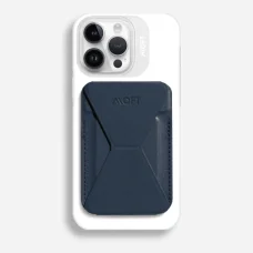 Moft X Mini öntapadós pénztárca és telefontartó állvány mélykék