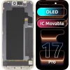 LCD displej modul MP Apple iPhone 17 Pro, OLED FHD verzia s prenosom IC, Aftermarket, čierny thumbnail
