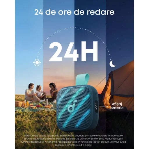 Bluetooth reproduktor Anker Soundcore Boom Go 3i, 15W, TWS, RGB, Vodotesný, Modrý D5103030 - 3