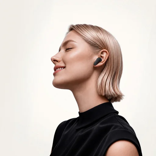 Borofone TWS Bluetooth slúchadlá BW96 Mellow čierne - 4