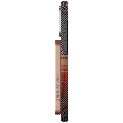 PITAKA Aramid Fiber Qi2 MagSafe Powerbank západ slnka - 8