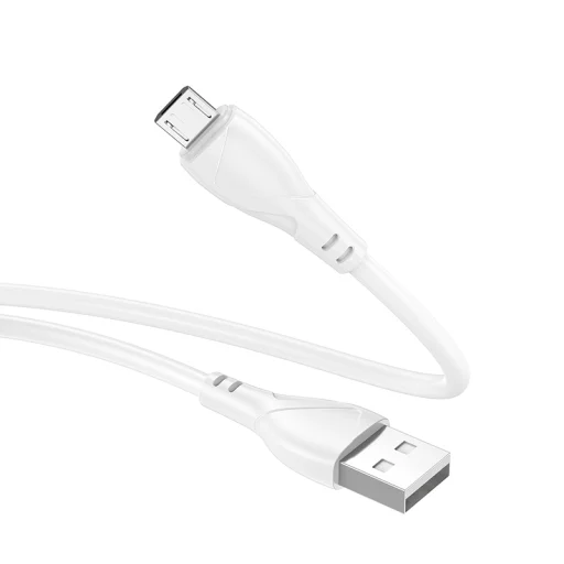 Borofone kábel BX121 Energy - USB - Micro USB - 2,4A 1 meter biely - 2