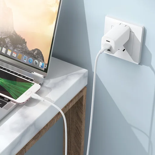 Borofone kábel BX121 Energy - USB - Micro USB - 2,4A 1 meter biely - 3