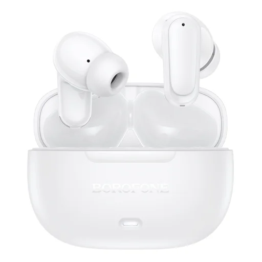 Borofone TWS Bluetooth slúchadlá BW96 Mellow biele - 2