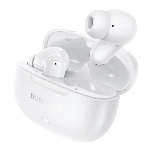 Borofone TWS Bluetooth slúchadlá BW96 Mellow biele - 1