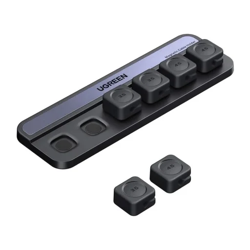 Magnetický organizér káblov 45097 LP987 (čierny) - 1