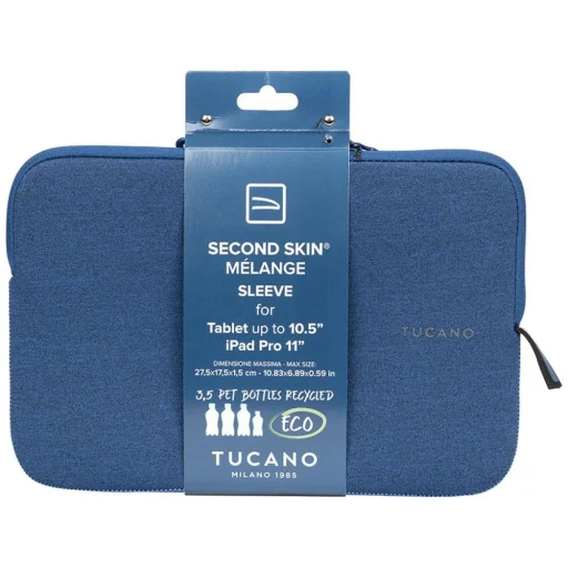 Univerzálne puzdro na tablet Tucano Melange Sleeve 9"/10" modré - 9