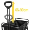 Wozinsky WZP-80 plážový, turistický, záhradný vozík, odolný, široké kolesá, až do 80 kg - čierny thumbnail