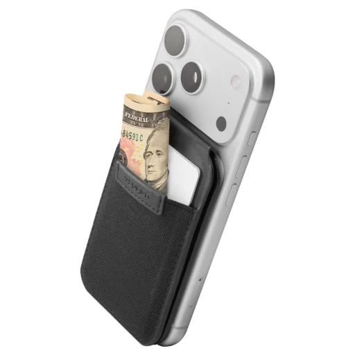 Spigen S314-4 Slim Fold Tripod Wallet MagSafe fekete - 4