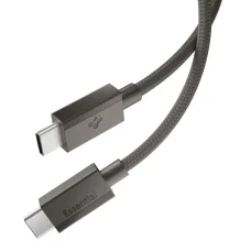 Spigen Essential EB6015CC kábel Type-C 60W 150 cm tmavosivý