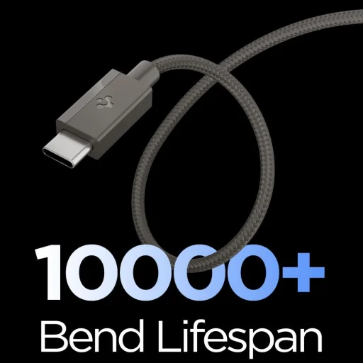 Spigen Essential EB6015CC kábel Type-C 60W 150 cm tmavosivý - 3