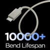 Spigen Essential EB6015CC Type-C USB-C / USB-C kábel 60W 150 cm prírodný titán thumbnail