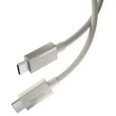 Spigen Essential EB6015CC Type-C USB-C / USB-C kábel 60W 150 cm prírodný titán