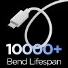 Spigen Essential EB6015CC Type-C USB-C / USB-C kábel 60 W 150 cm biely thumbnail