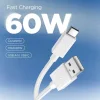 Spigen Essential EB6015AC Type-C USB kábel 60W 150 cm biely thumbnail