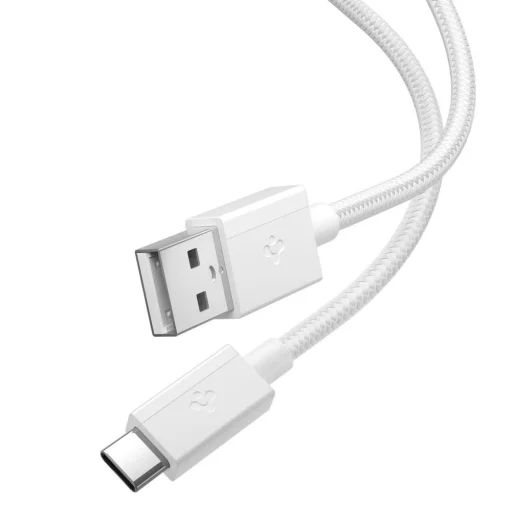 Spigen Essential EB6015AC Type-C USB kábel 60W 150 cm biely - 1