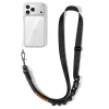 Tech-Protect C9S Rope Crossbody fekete/narancssárga nyakpánt mobiltelefonhoz thumbnail